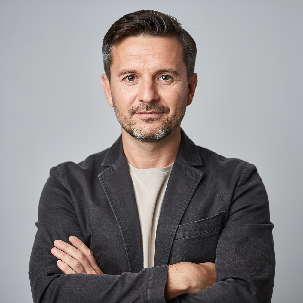 Portrait of a confident businessman in a suit
